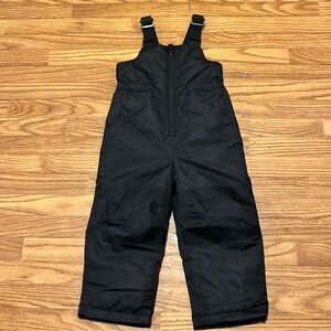 Ozark Trail Kids Black Overalls Snow Pants